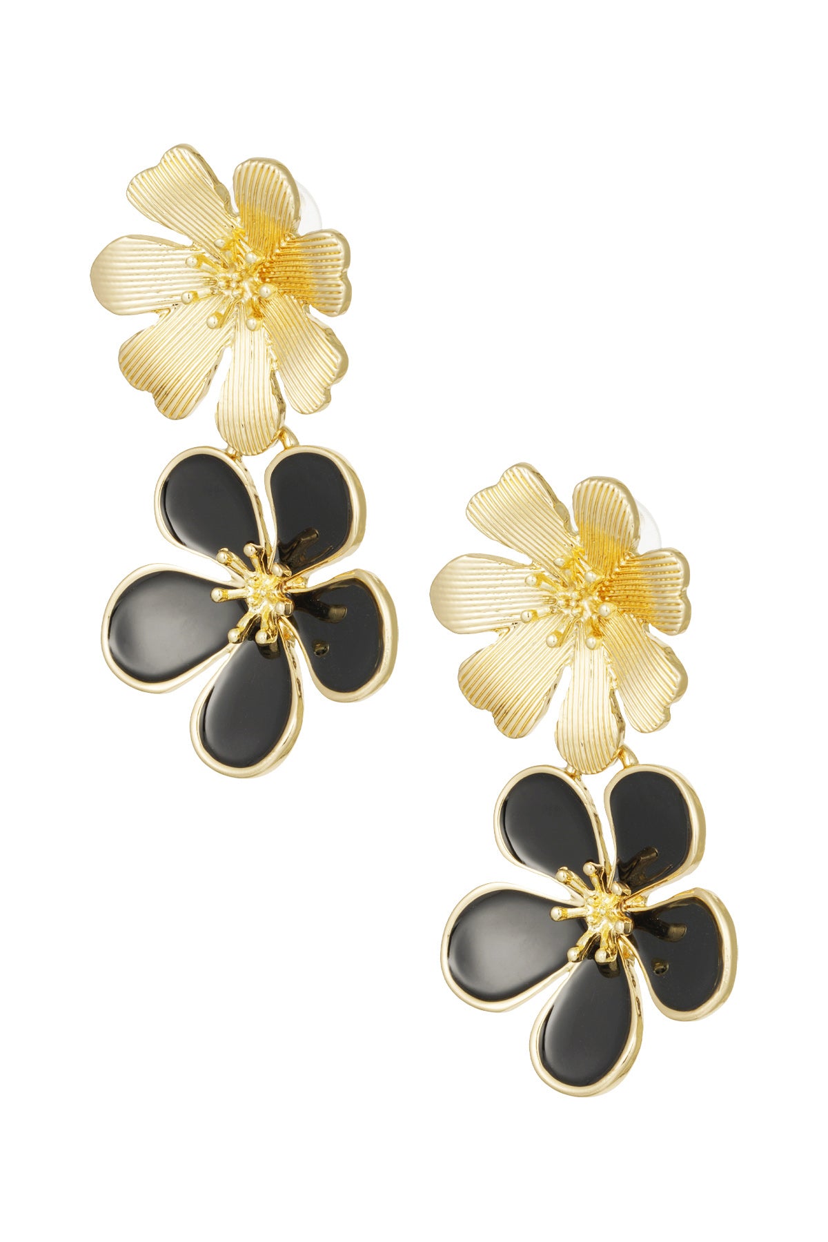earrings 2 times flower