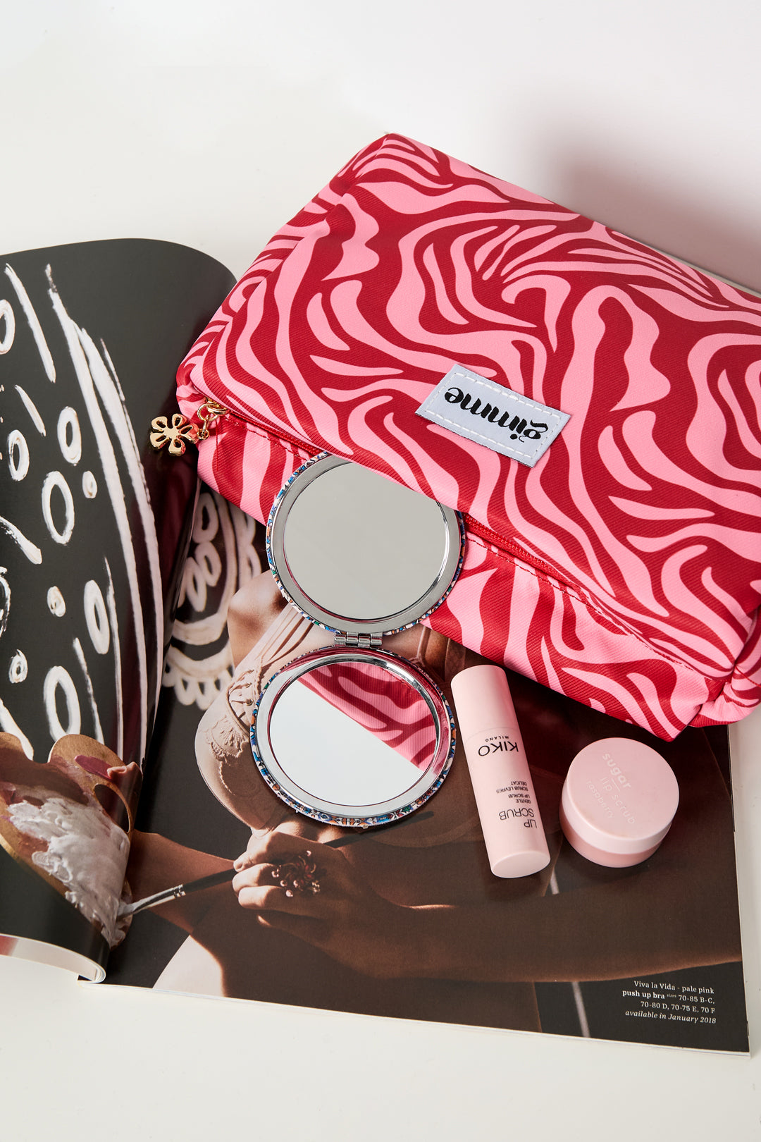 Make-up-Taschen gemischte Farbe Casual Polyester Alltagszubehör