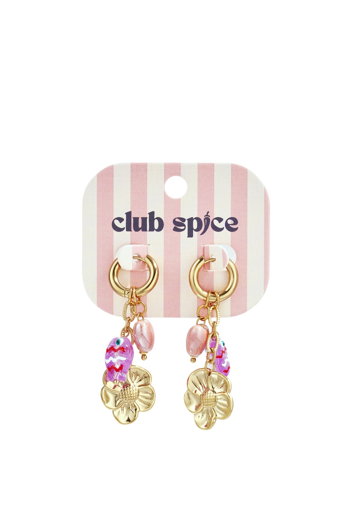 Ohrhänger aus Edelstahl, Fischmotiv, lässig-romantische Serie, Damenschmuck